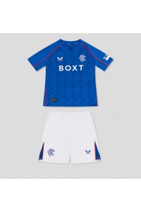 Rangers Babytruitje Thuis tenue Kind 2024-25 Korte Mouw (+ Korte broeken)